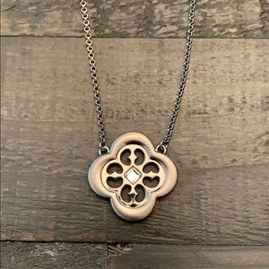 My Flat in London Silver Clover Necklace